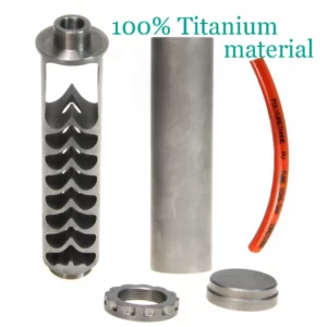 1/2-28 titanium solvent trap