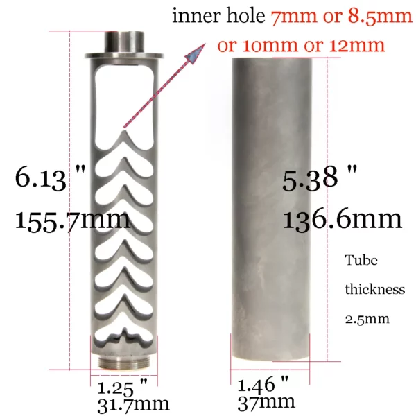 1/2-28 Titanium Solvent