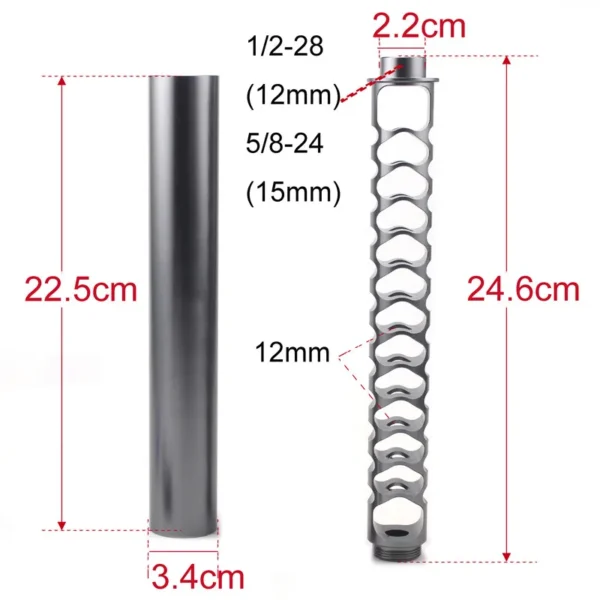 5/8-24 Titanium Solvent Trap Kit,